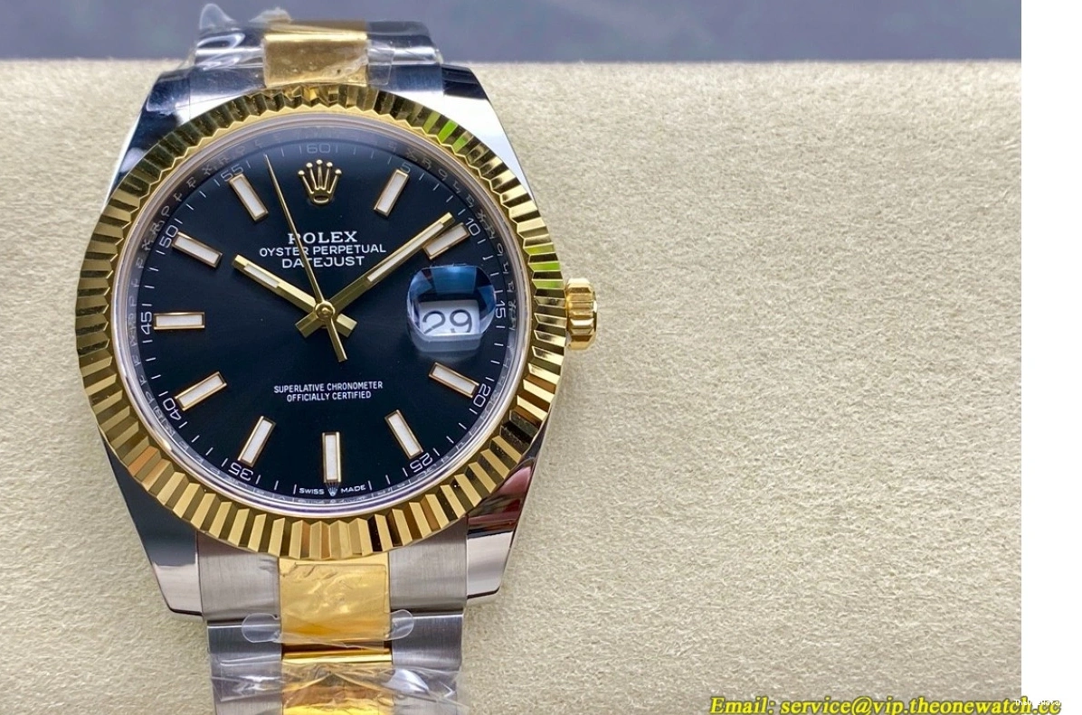Datejust Black 41mm Stk ARF Version) Heavy Oys SS 126333 SH3235(Tungsten YG 0509
